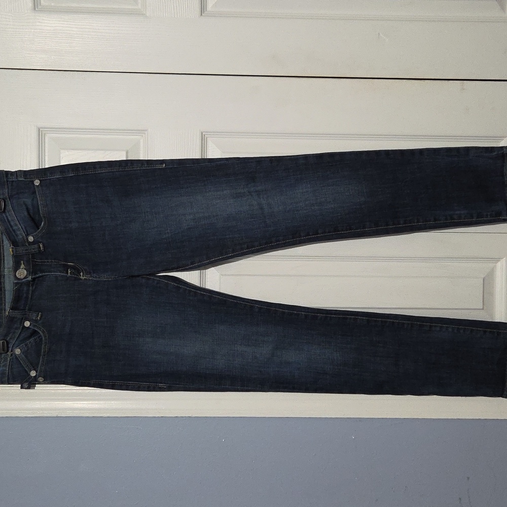 Rock & Republic Berlin Dark Blue Denim with Embroidered Pockets